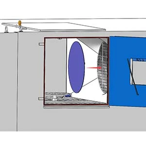 Combinación de cámara de polvo estándar y MIL-STD-810H