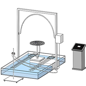 Sin alojamiento para el tanque de Fondo de Circulación de agua y IPX3-X6