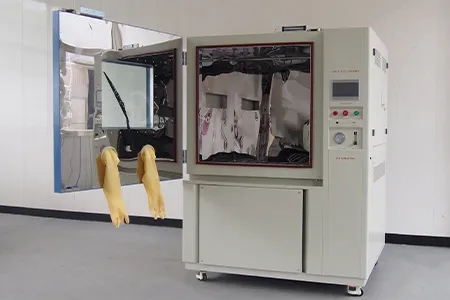 Normas y procedimientos para la operación de la cámara de prueba de polvo IP5X 6X