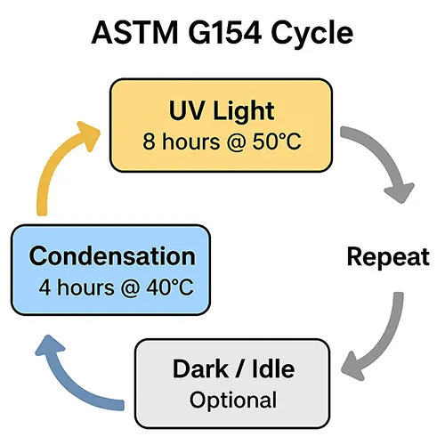 Cómo la cámara de envejecimiento acelerada UV cumple con los requisitos de ASTM G154 para pruebas confiables de plástico y revestimiento