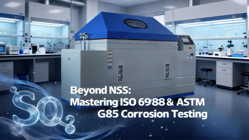 Análisis en profundidad de ISO 6988 y ASTM G85: Cómo pasar las pruebas de corrosión por pulverización de sal ácida y SOde con confianza